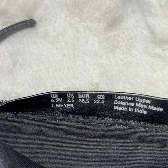 EUC FRANCO Meyer Knee Half Boot Black leather Size 5.5 - Picture 6 of 7